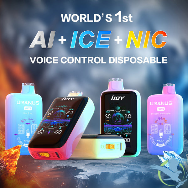 iJoy Uranus Mate 40K Puff Rechargeable Disposabels w/ Ice Control & AI