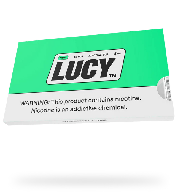 Lucy Nicotine Gum Black Lava Vape