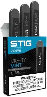 STIG AIO 1.2ML Disposable 6% Salt Nicotine Pod System Black Lava Vape