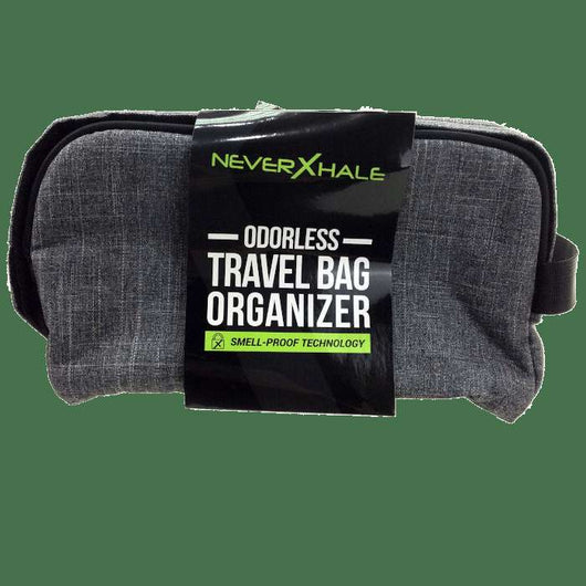 NeverXhale Odor Proof Toiletry Bag With Loop Sealer Black Lava Vape