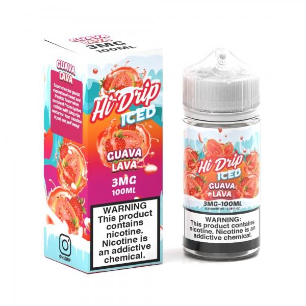 Hi-Drip Iced E-Liquid 100ML Black Lava Vape