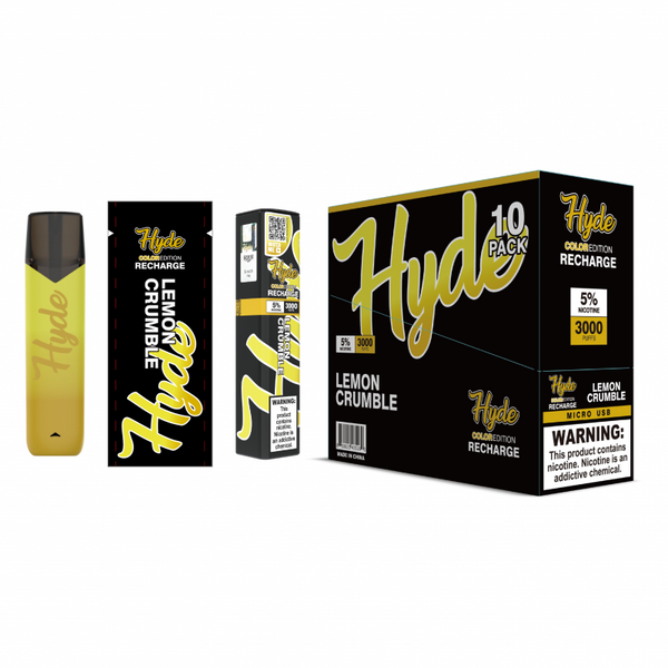 Hyde Color RECHARGE Disposable Black Lava Vape