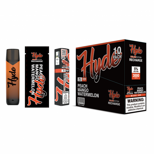 Hyde Color RECHARGE Disposable Black Lava Vape