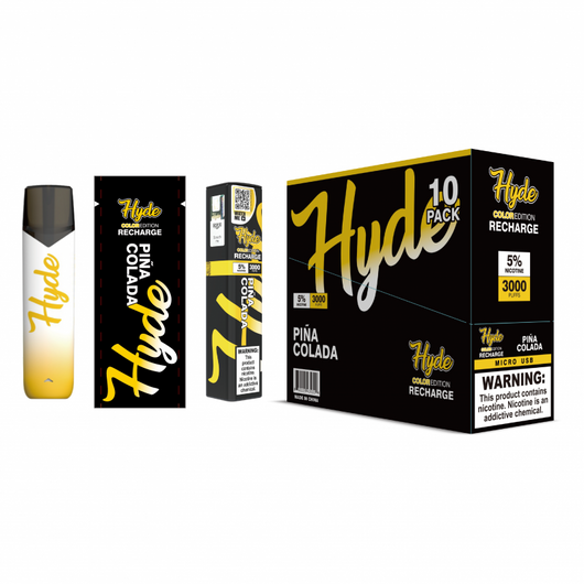 Hyde Color RECHARGE Disposable Black Lava Vape