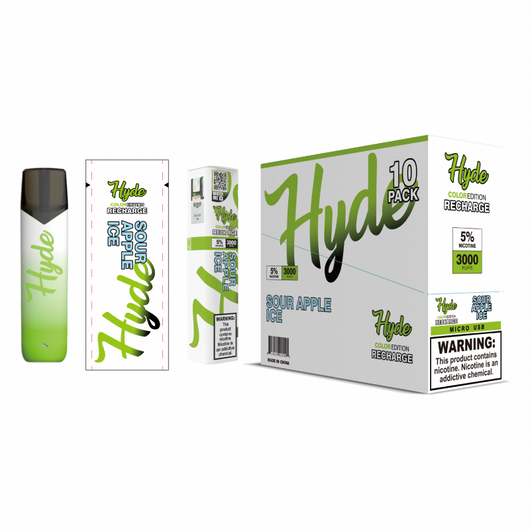 Hyde Color RECHARGE Disposable Black Lava Vape