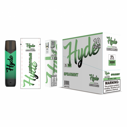 Hyde Color RECHARGE Disposable Black Lava Vape