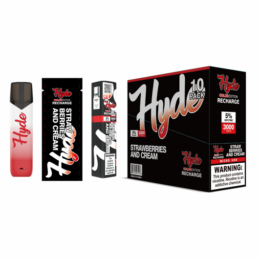 Hyde Color RECHARGE Disposable Black Lava Vape