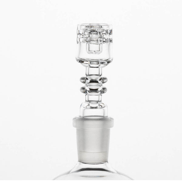 Hillside Glass Clear Quartz Banger Black Lava Vape